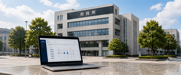 自治体の宿泊税業務効率化イメージ